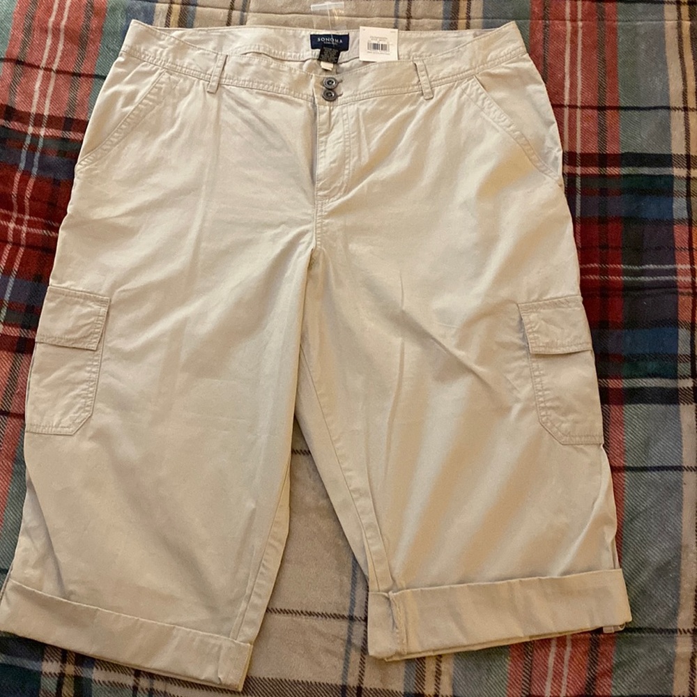 SONOMA Life+Style Woman Capri Cargo Pants